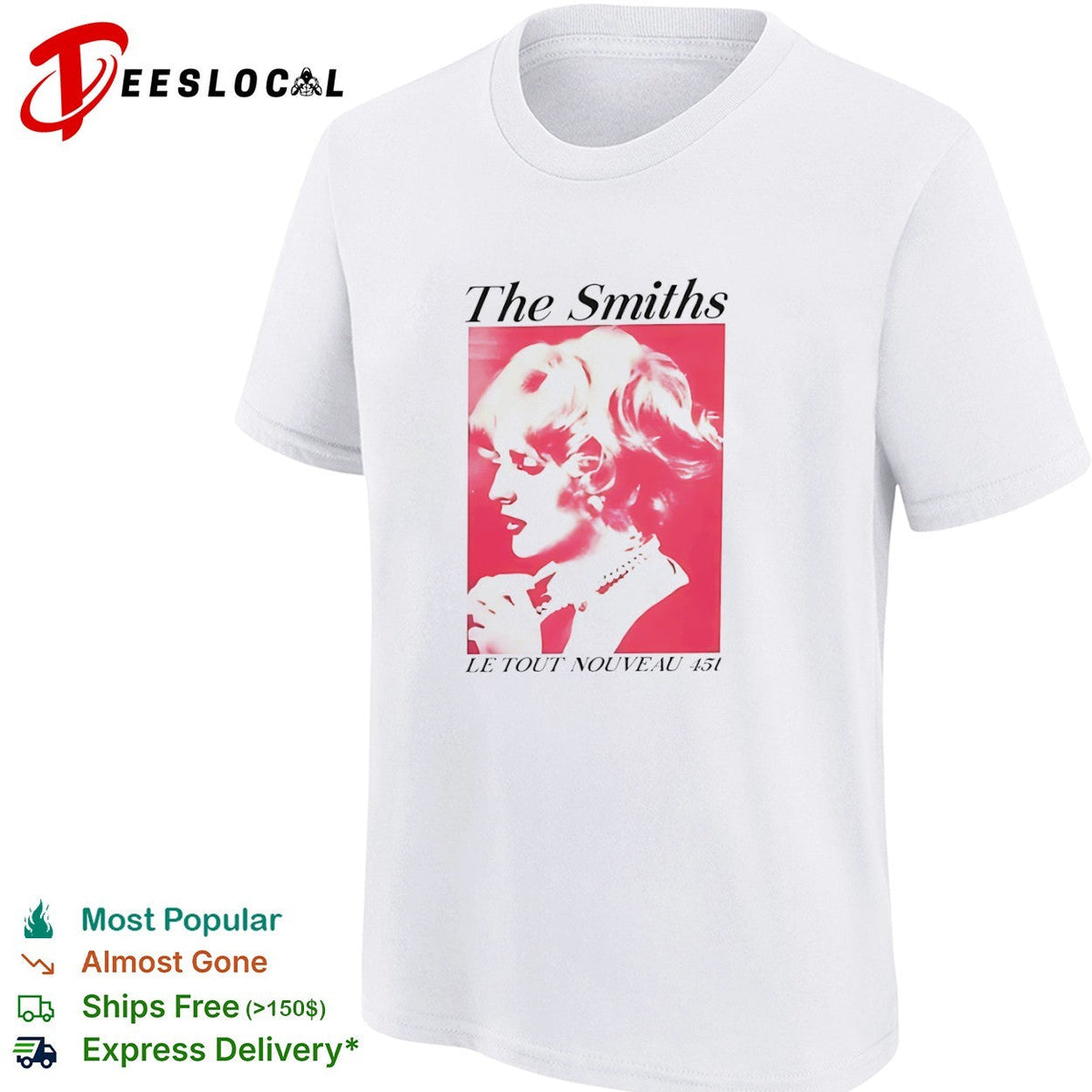 The Smiths Le Tout Nouveau 45t Jean Cocteau Portrait shirt Unisex