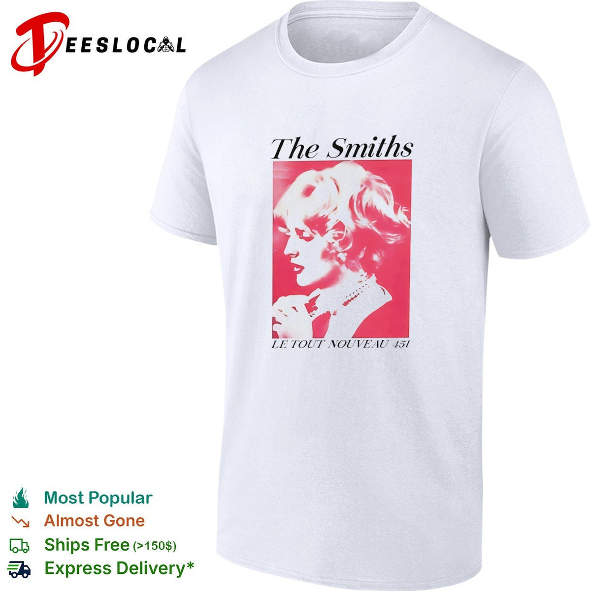 The Smiths Le Tout Nouveau 45t Jean Cocteau Portrait shirt Unisex