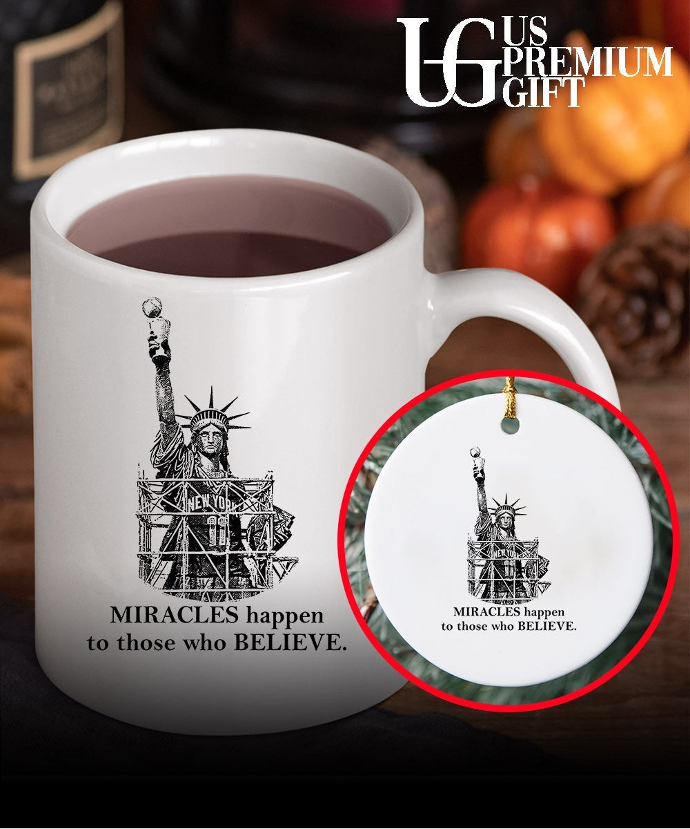 The Statue of Liberty Knicks Miracles happen to those who believe shirt Unisex
