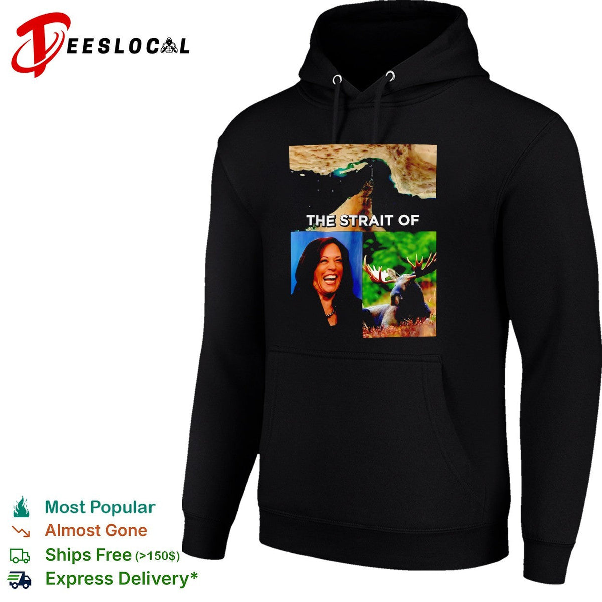 The Strait of Kamala Harris and Moose shirt Unisex