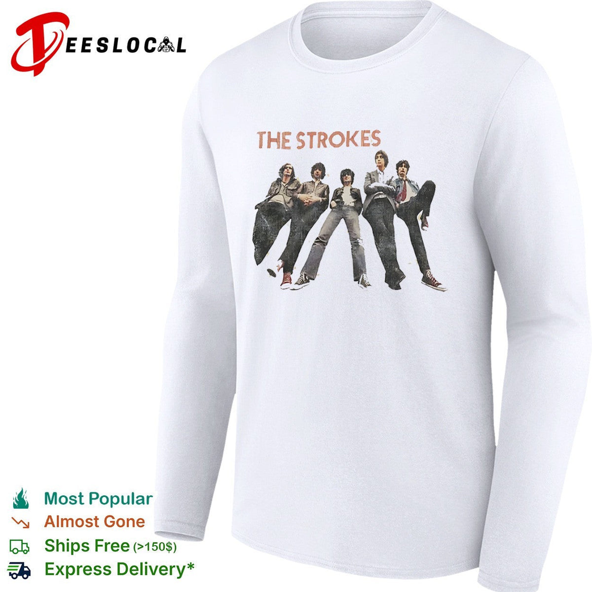 The Strokes Julian Casablancas Nick Valensi Albert Hammond Jr Nikolai Fraiture shirt Unisex