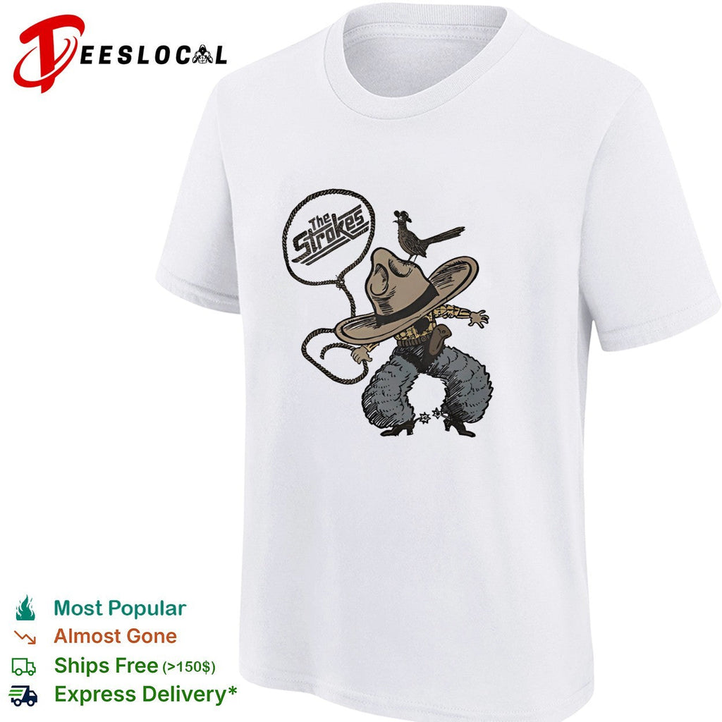 The Strokes cowboy bird poster shirt Unisex