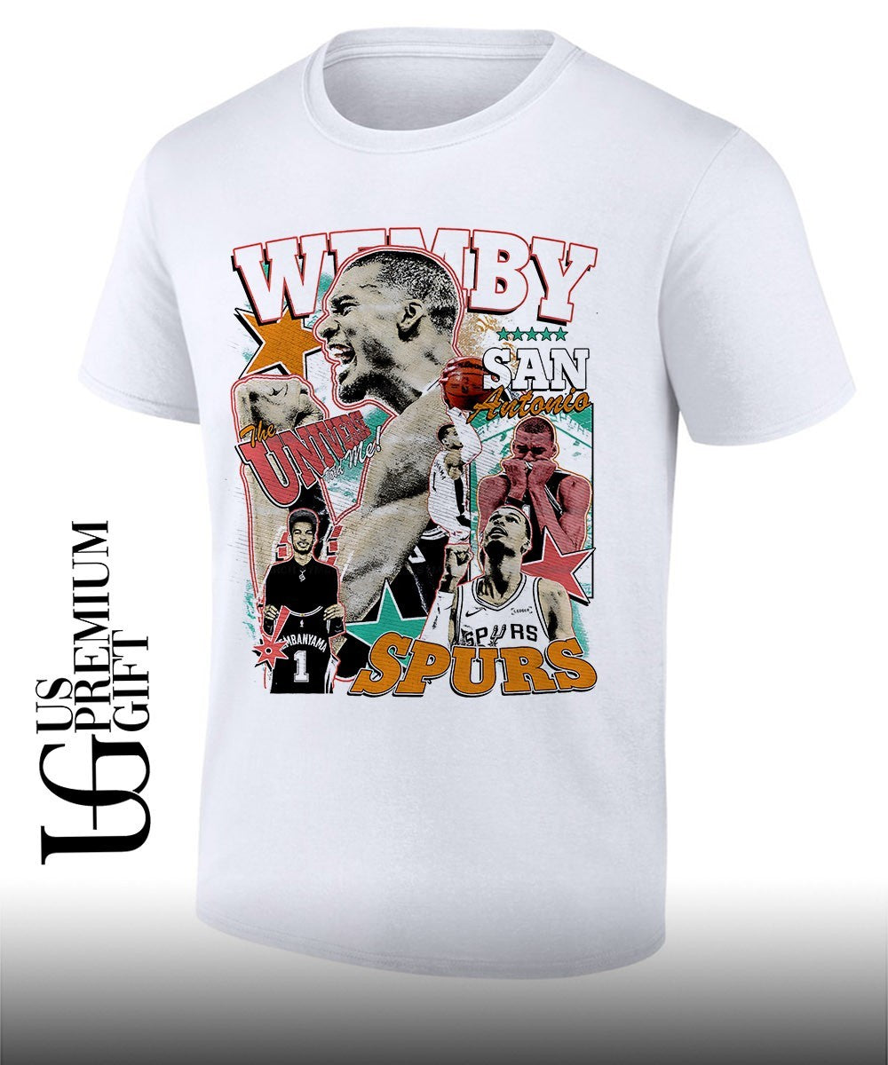 The Universe Told Me Alien Victor Wembanyama San Antonio Spurs NBA 2026 graphic shirt Unisex