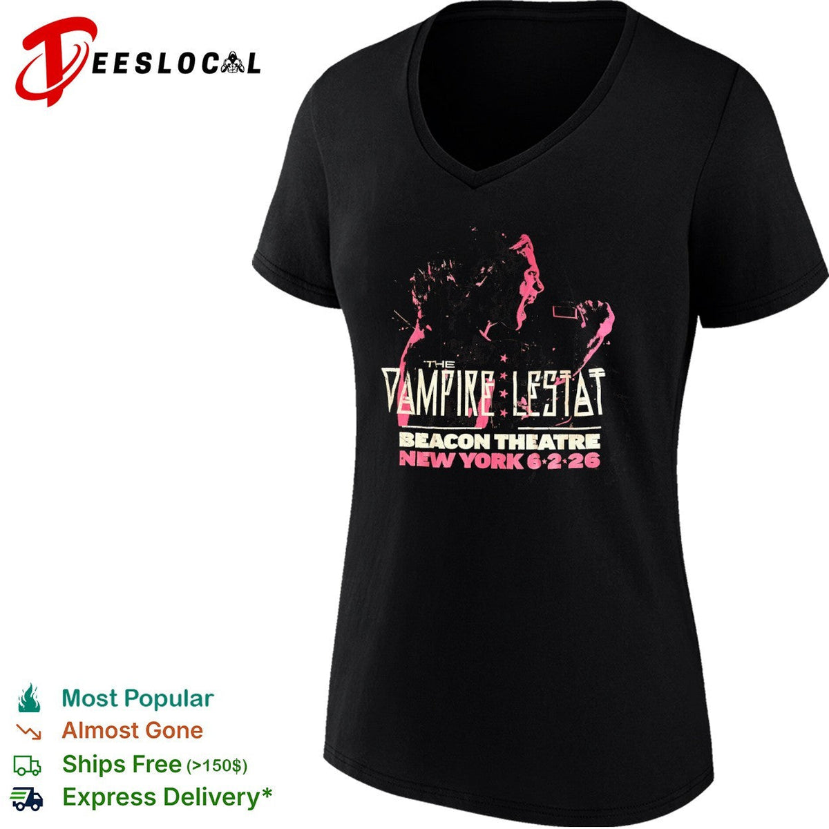 The Vampire Lestat Beacon Theatre New York 6 2 26 Anne Rice Interview shirt Unisex