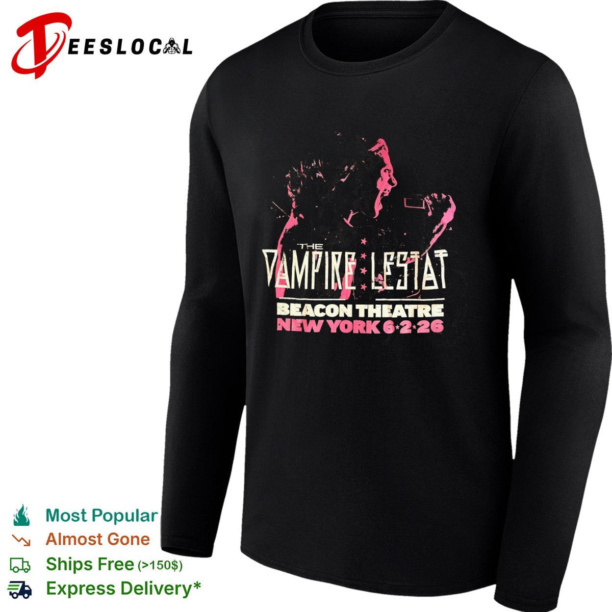 The Vampire Lestat Beacon Theatre New York 6 2 26 Anne Rice Interview shirt Unisex