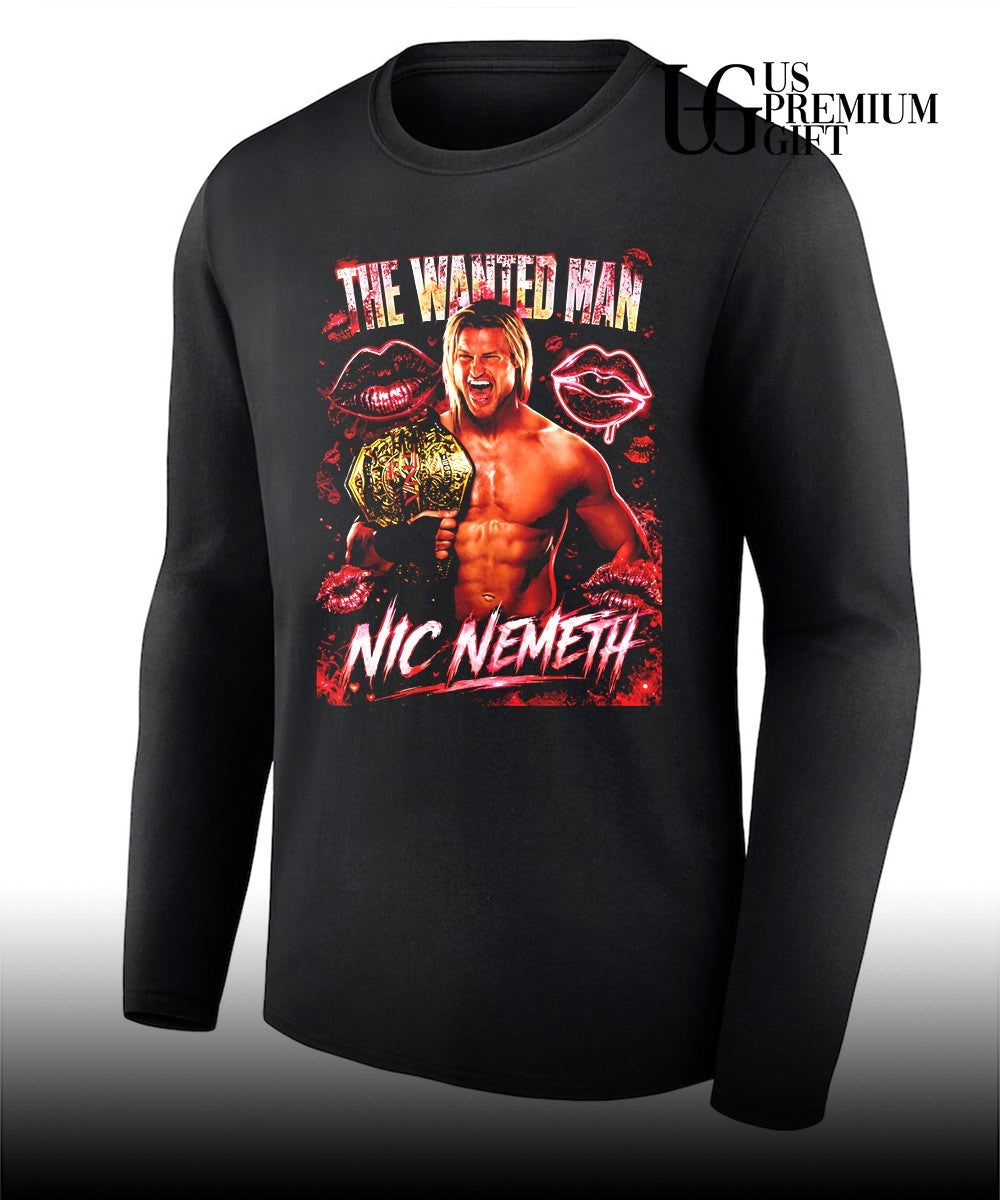 The Wanted Man Nic Nemeth Pro Wrestling shirt Unisex