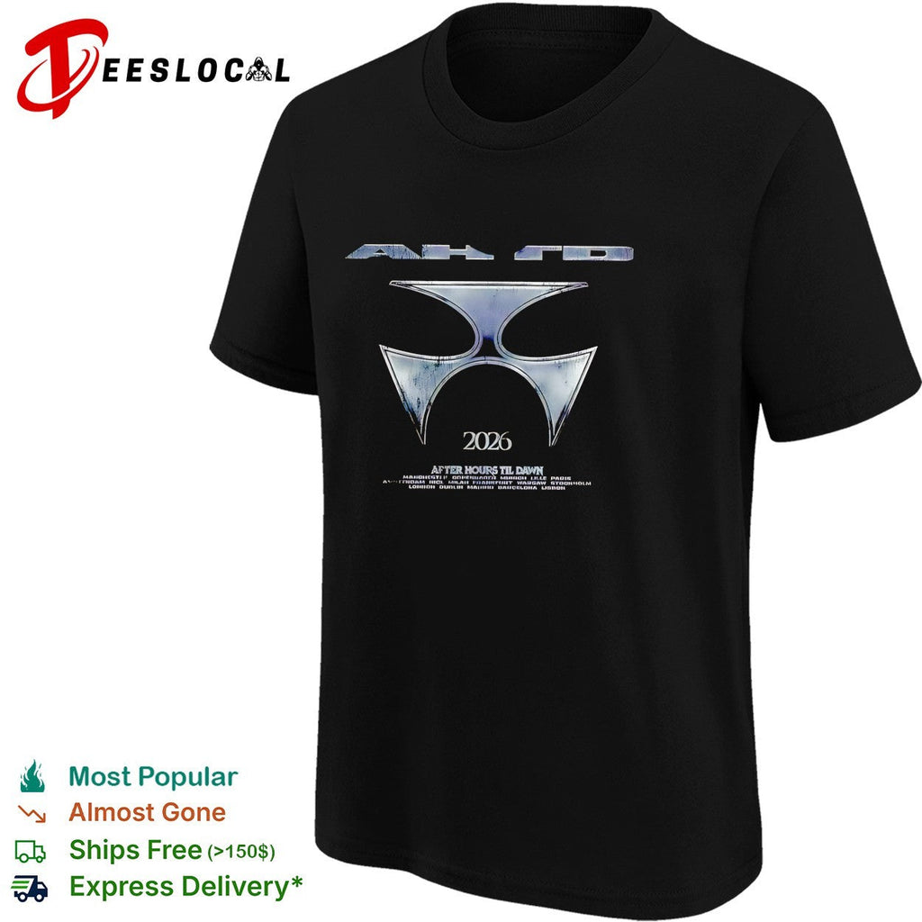 The Weeknd After Hours Til Dawn 2026 Europe And UK shirt Unisex
