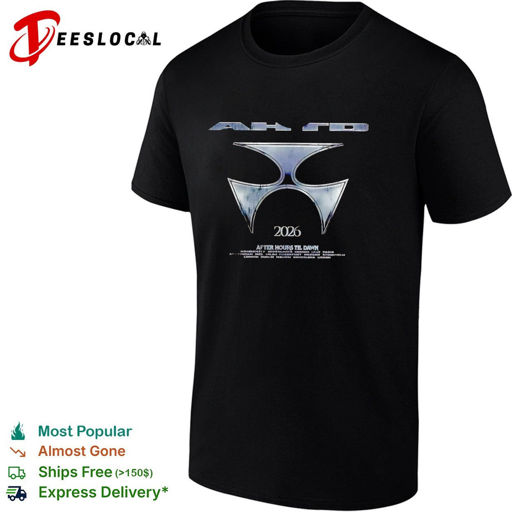The Weeknd After Hours Til Dawn 2026 Europe And UK shirt Unisex