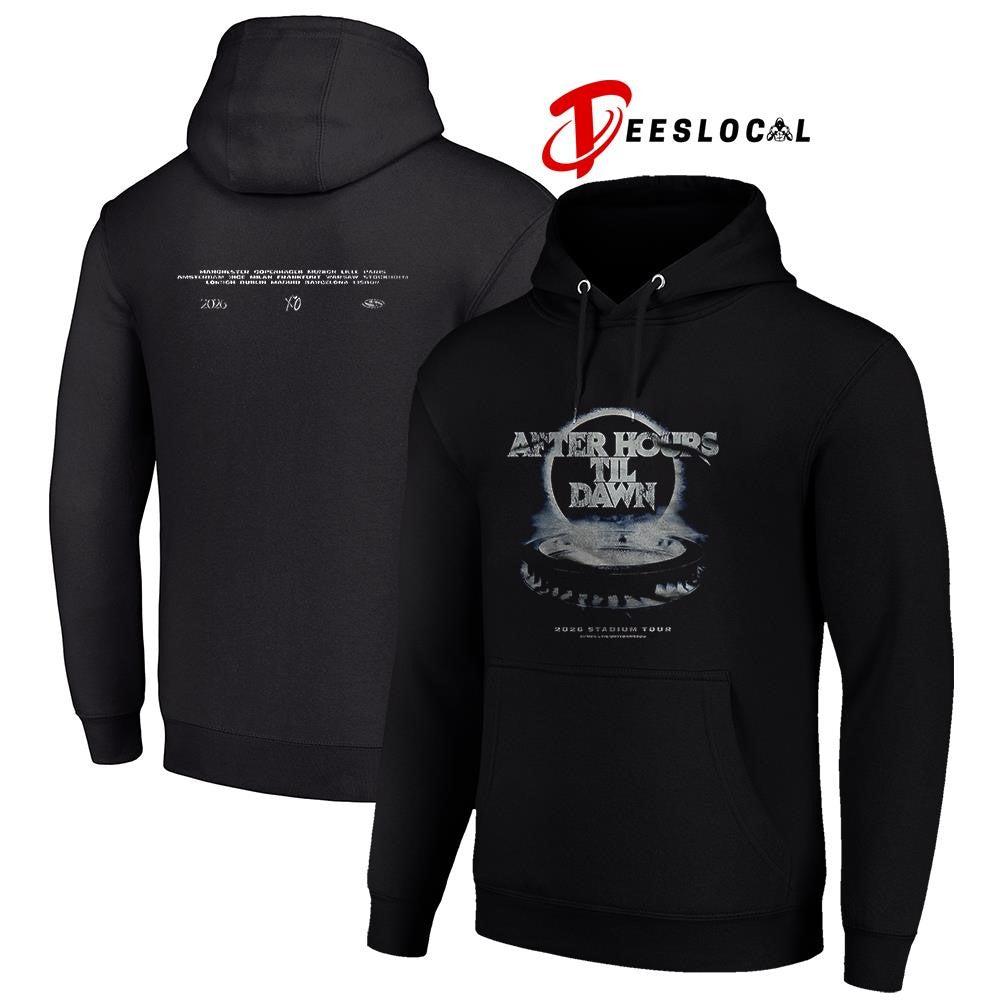 The Weeknd After Hours Til Dawn Europe and UK stadium cities shirt Unisex