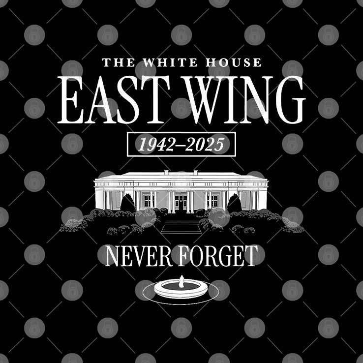 The White House East Wing 1942 2025 Never Forget T Shirt Unisex