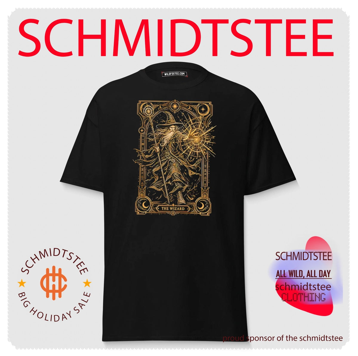The Wizard Tarot Card Mystical Magic Spellcaster shirt Unisex