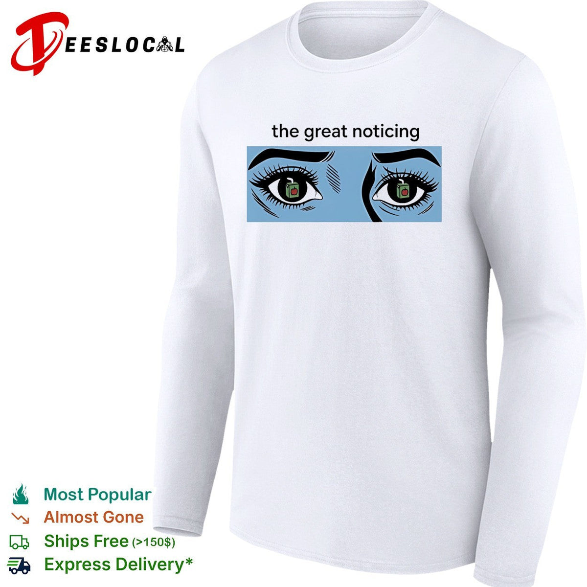 The great noticing Ice blue shirt Unisex
