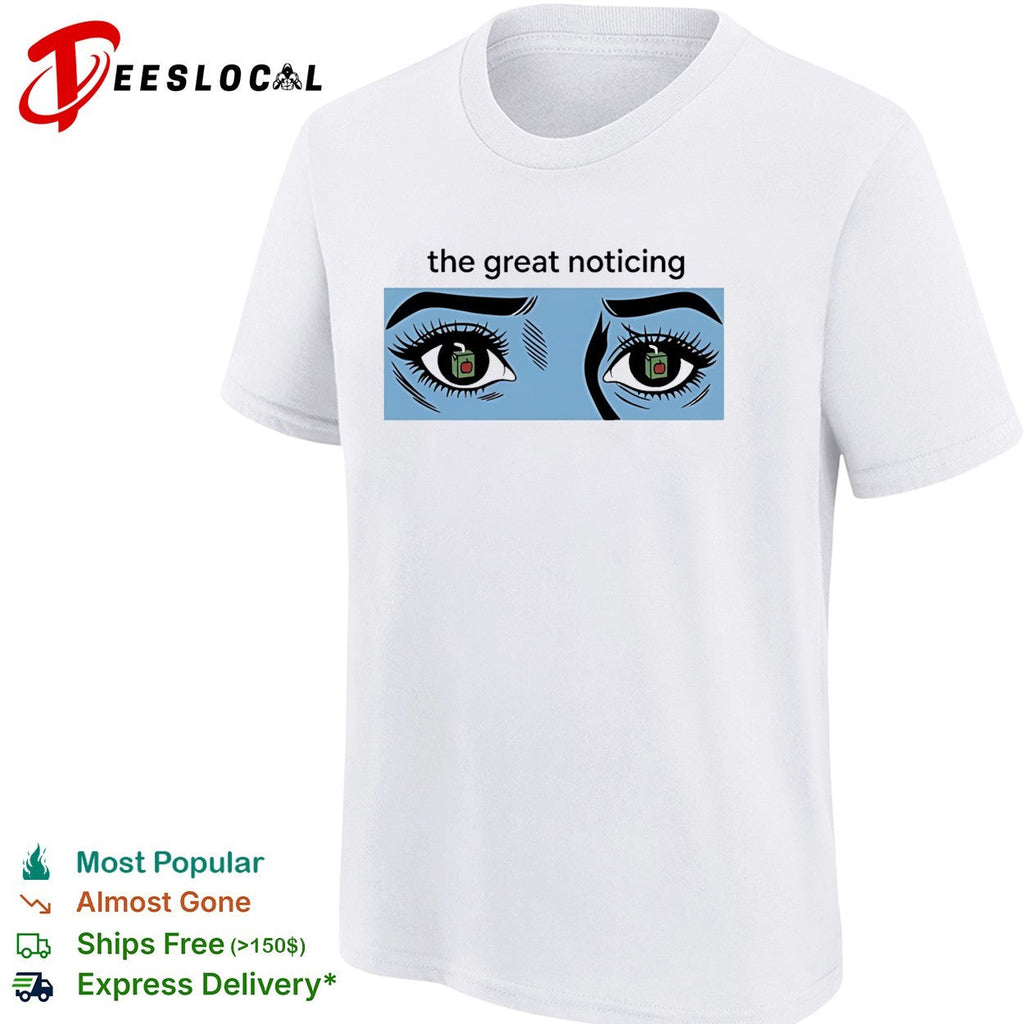 The great noticing Ice blue shirt Unisex