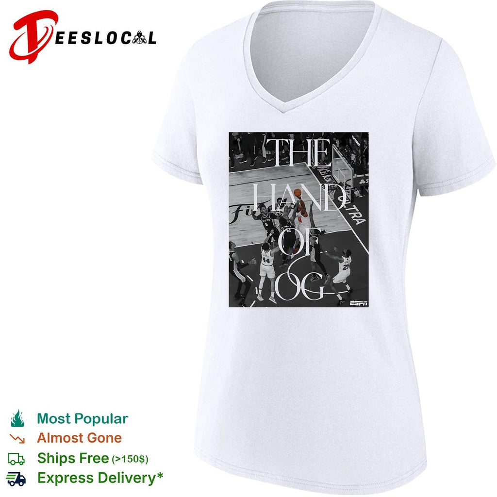 The hand of OG ESPN basketball poster shirt Unisex