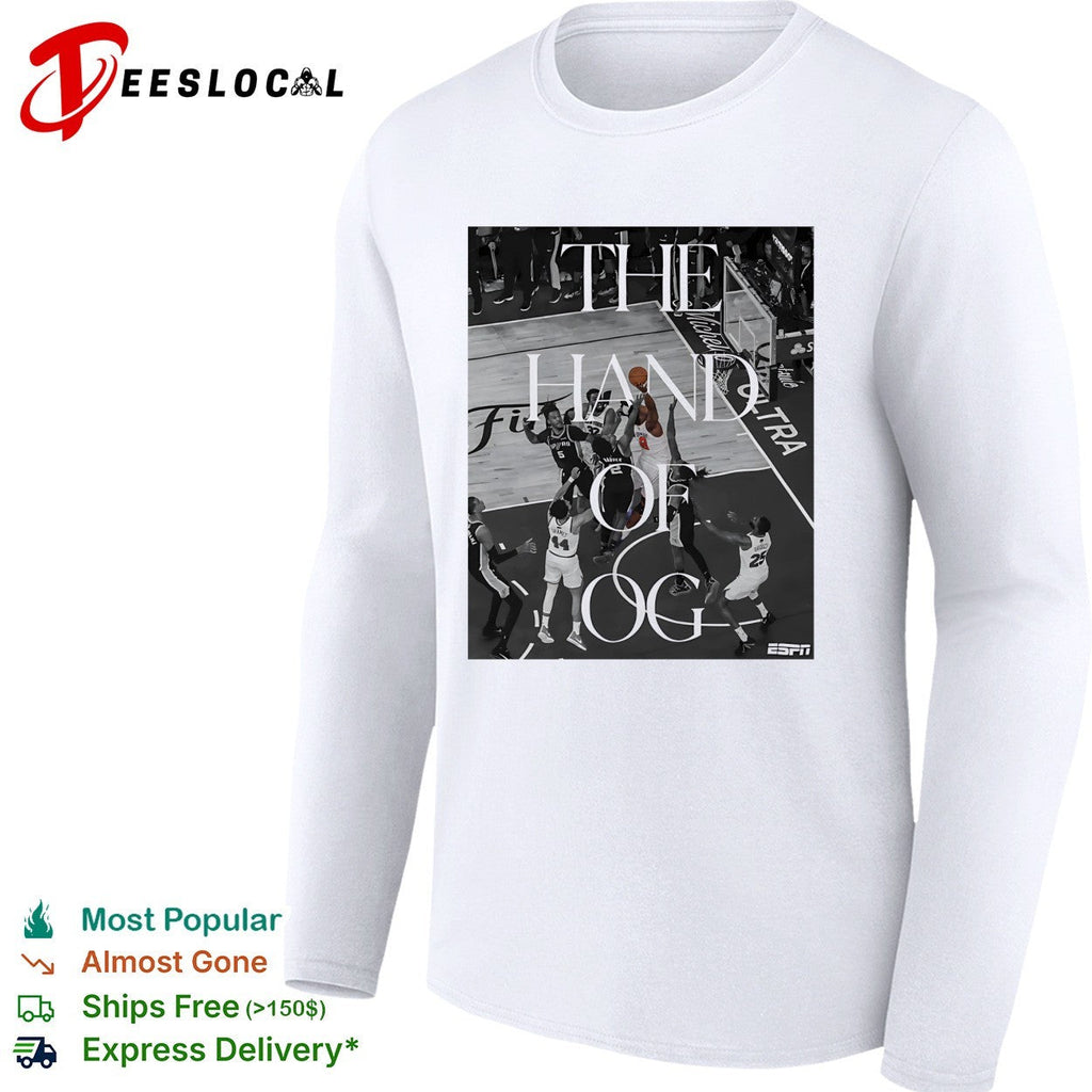 The hand of OG ESPN basketball poster shirt Unisex