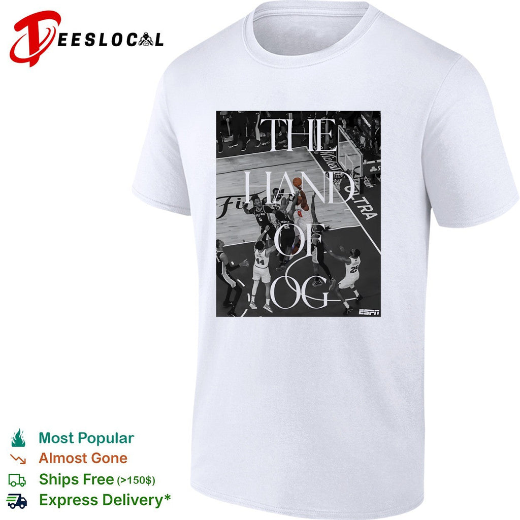 The hand of OG ESPN basketball poster shirt Unisex