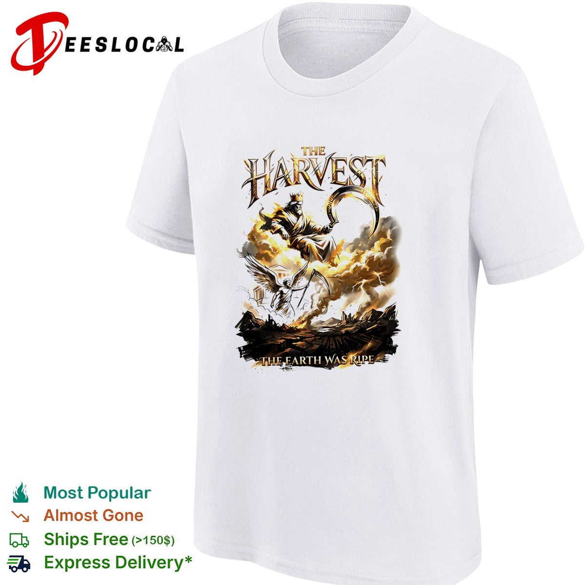 The harvest the earth was ripe graphic shirt Unisex