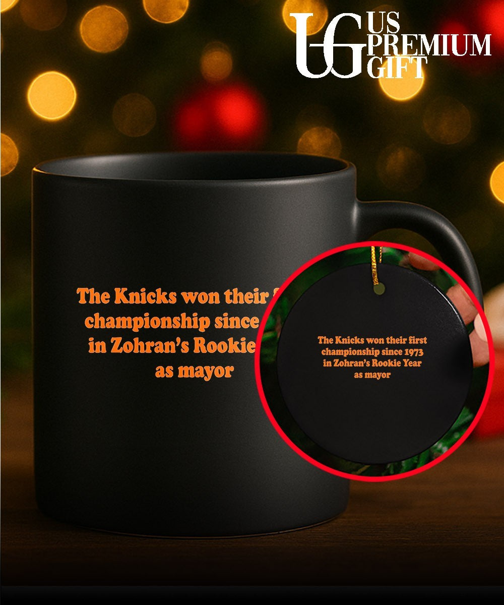 The knicks won their first championship since 1973 in Zohran’s rookie year Unisex