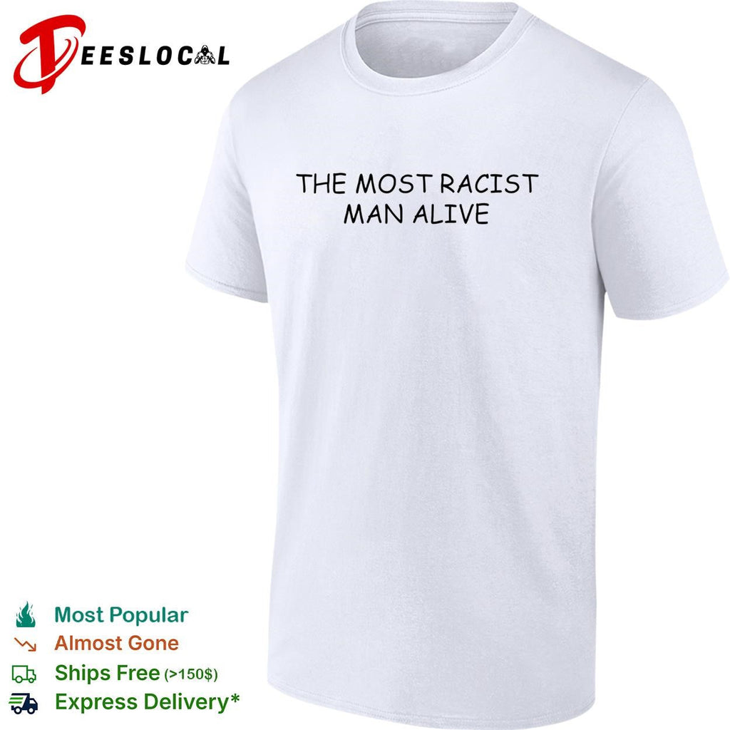 The most politically incorrect man alive cream background bold text shirt Unisex