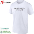 The most politically incorrect man alive cream background bold text shirt Unisex