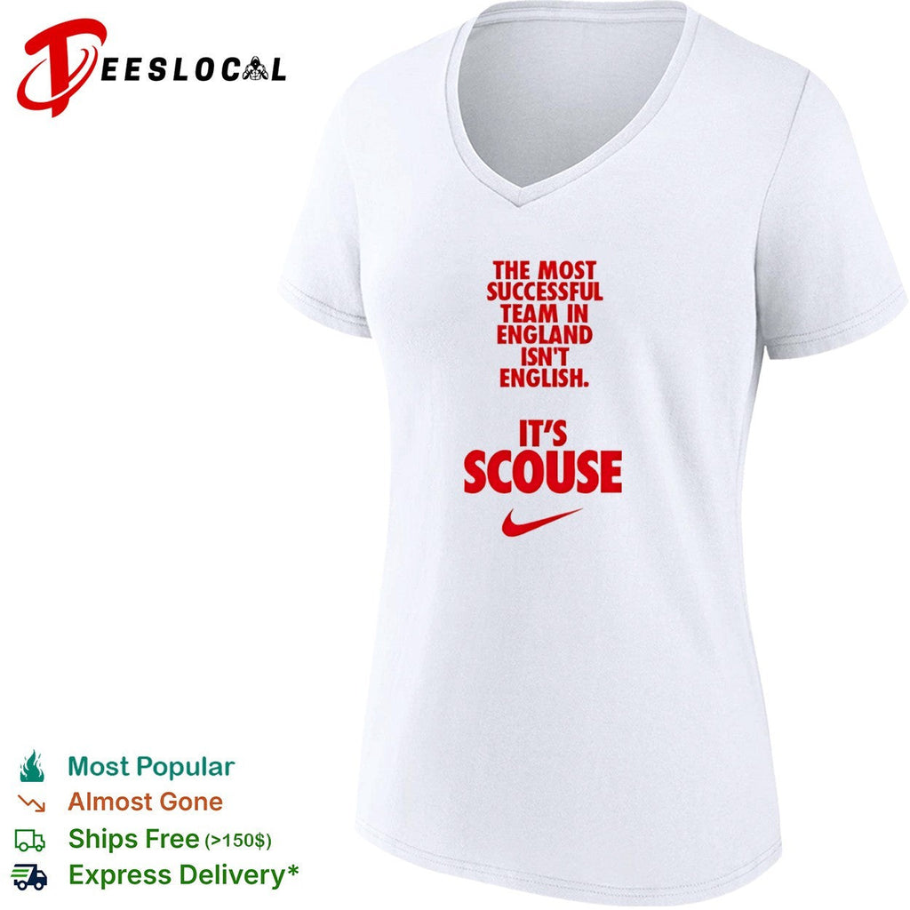 The most successful team in England is not English it is Scouse Liverpool FC shirt Unisex