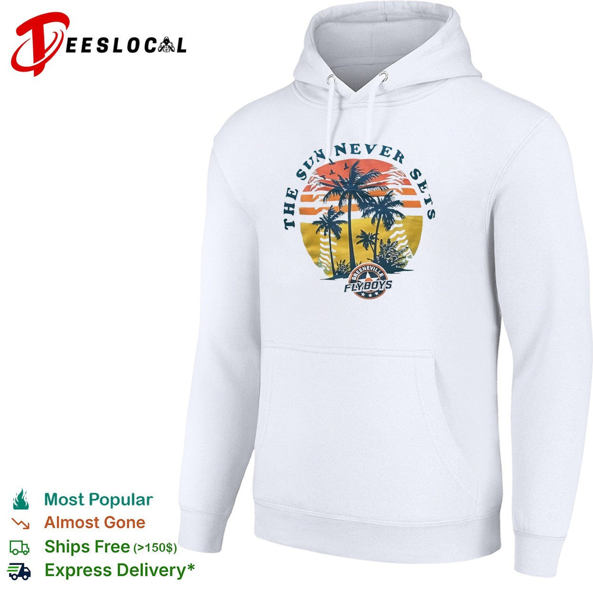 The sun never sets Greeneville Flyboys Appalachian League baseball team shirt Unisex