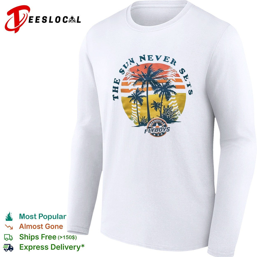 The sun never sets Greeneville Flyboys Appalachian League baseball team shirt Unisex