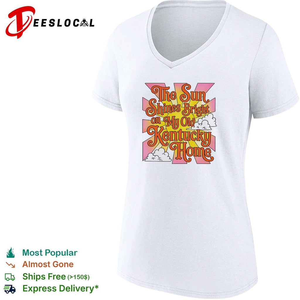 The sun shines bright on my old Kentucky home retro shirt Unisex