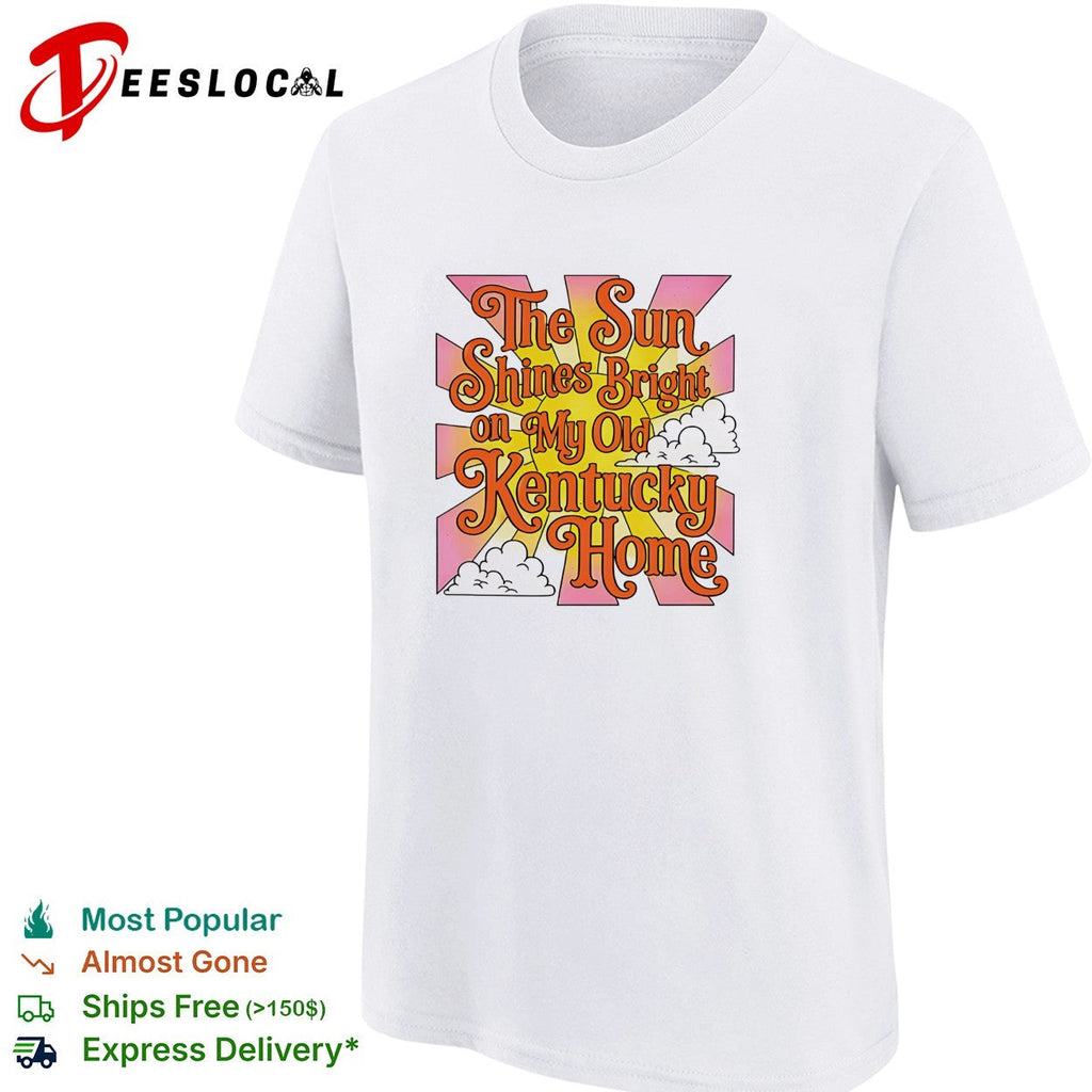 The sun shines bright on my old Kentucky home retro shirt Unisex