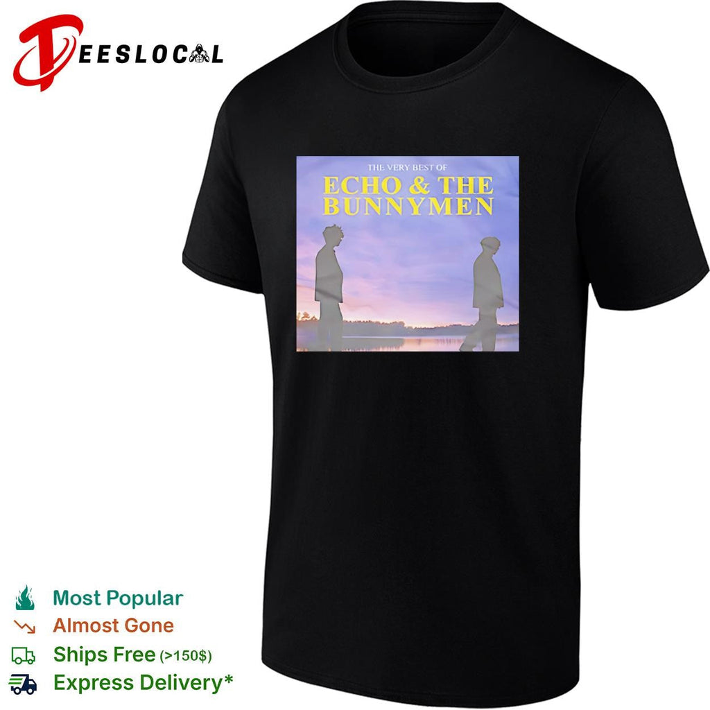 The very best of Echo and the Bunnymen album cover lakeside silhouette poster shirt Unisex