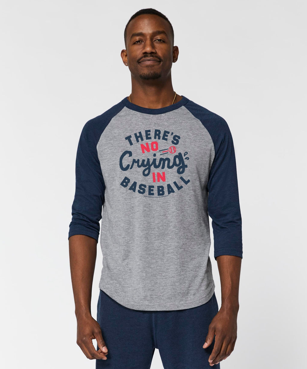 There's No Crying In Baseball Raglan Unisex
