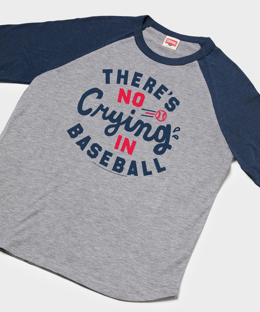 There's No Crying In Baseball Raglan Unisex