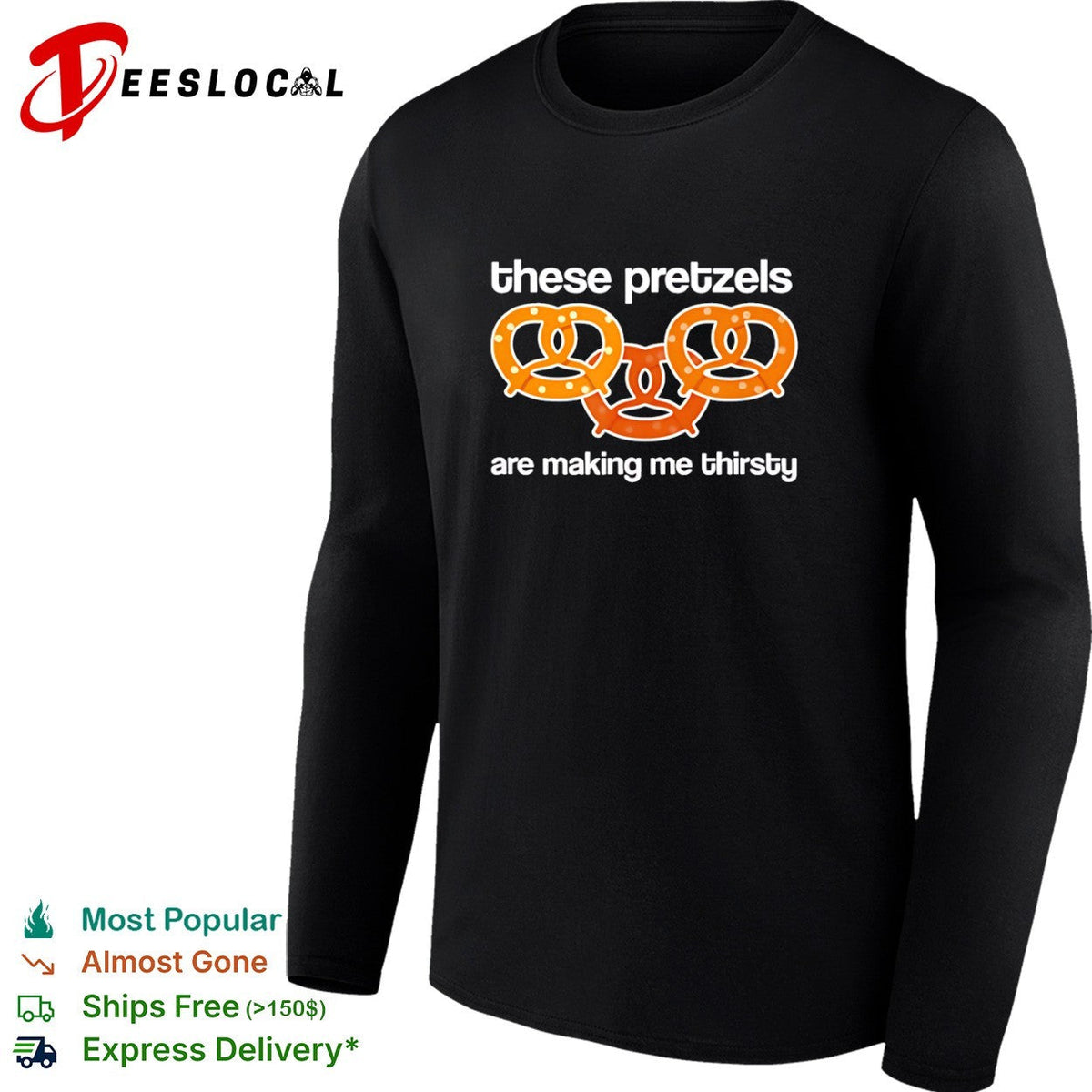 These pretzels are making me thirsty Seinfeld Olympic rings comedy show shirt Unisex