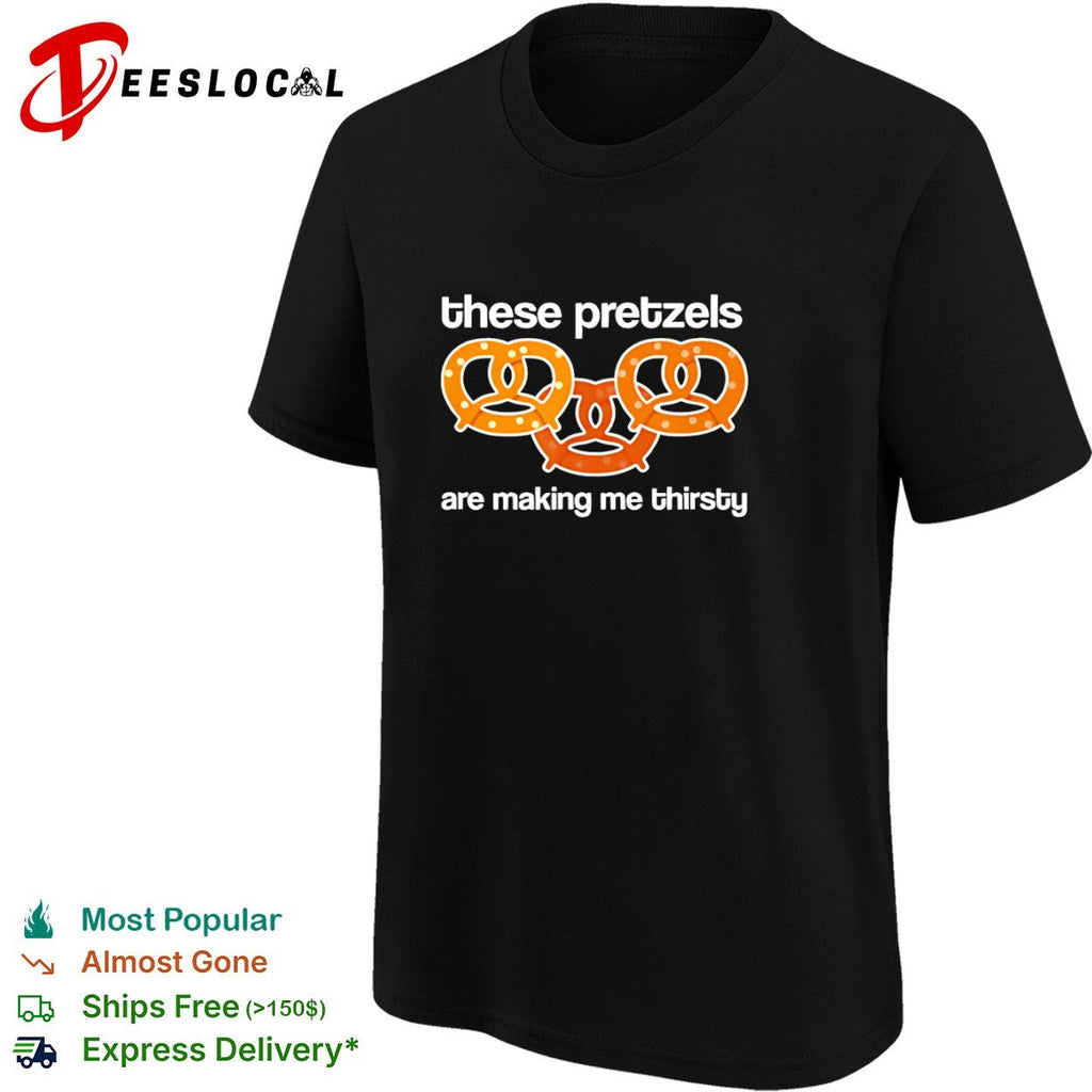 These pretzels are making me thirsty Seinfeld Olympic rings comedy show shirt Unisex