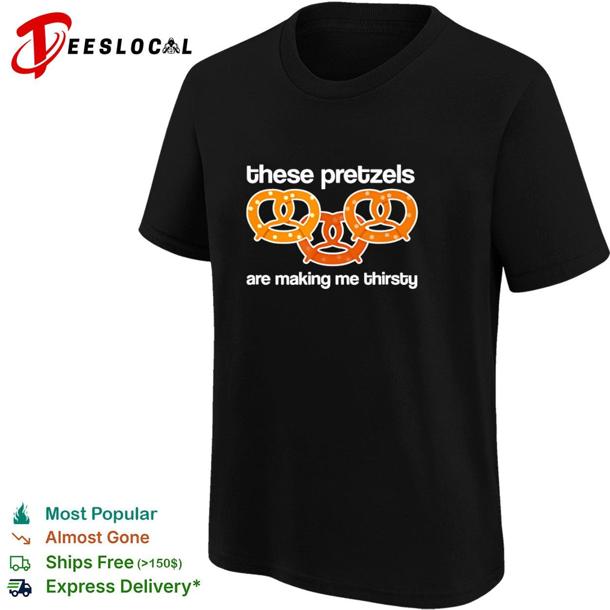 These pretzels are making me thirsty Seinfeld Olympic rings comedy show shirt Unisex