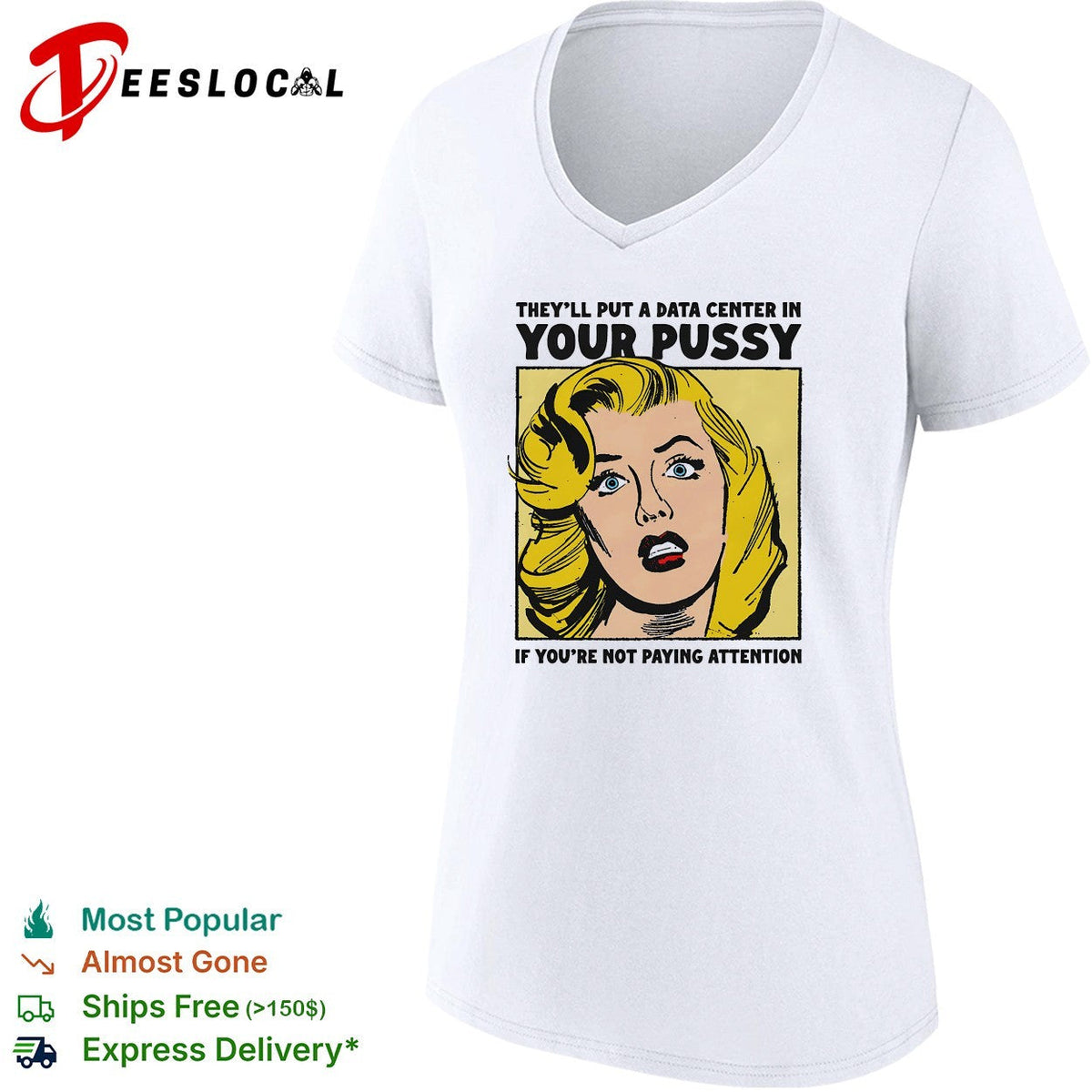 They’ll put a data center in your pussy if you’re not paying attention shirt Unisex