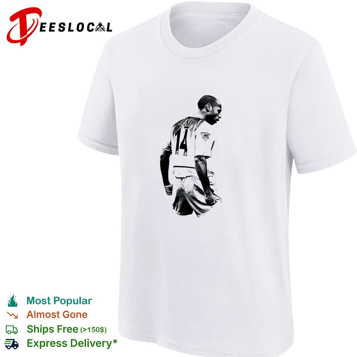 Thierry Henry Arsenal portrait shirt Unisex