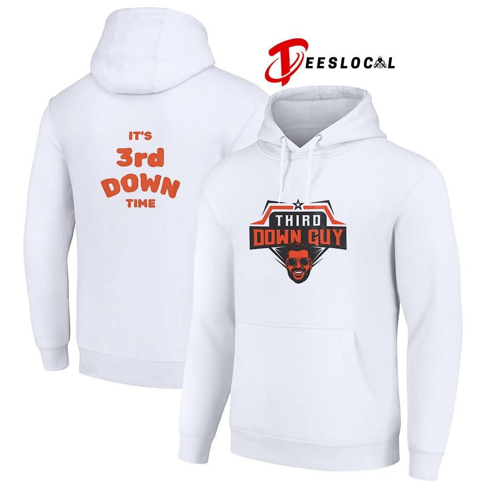 Third Down Guy it’s 3rd down time portrait graphic shirt Unisex