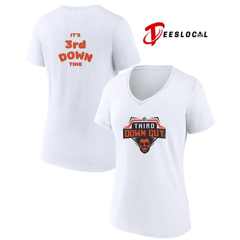 Third Down Guy it’s 3rd down time portrait graphic shirt Unisex