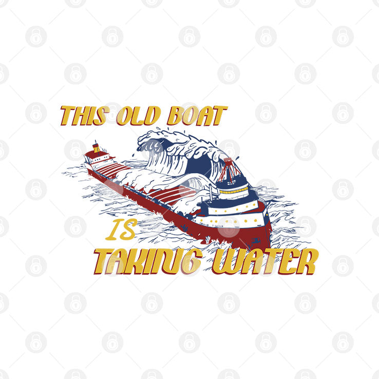 This Boat Is Taking Water Edmund Fitzgerald Memorial Shirt Unisex