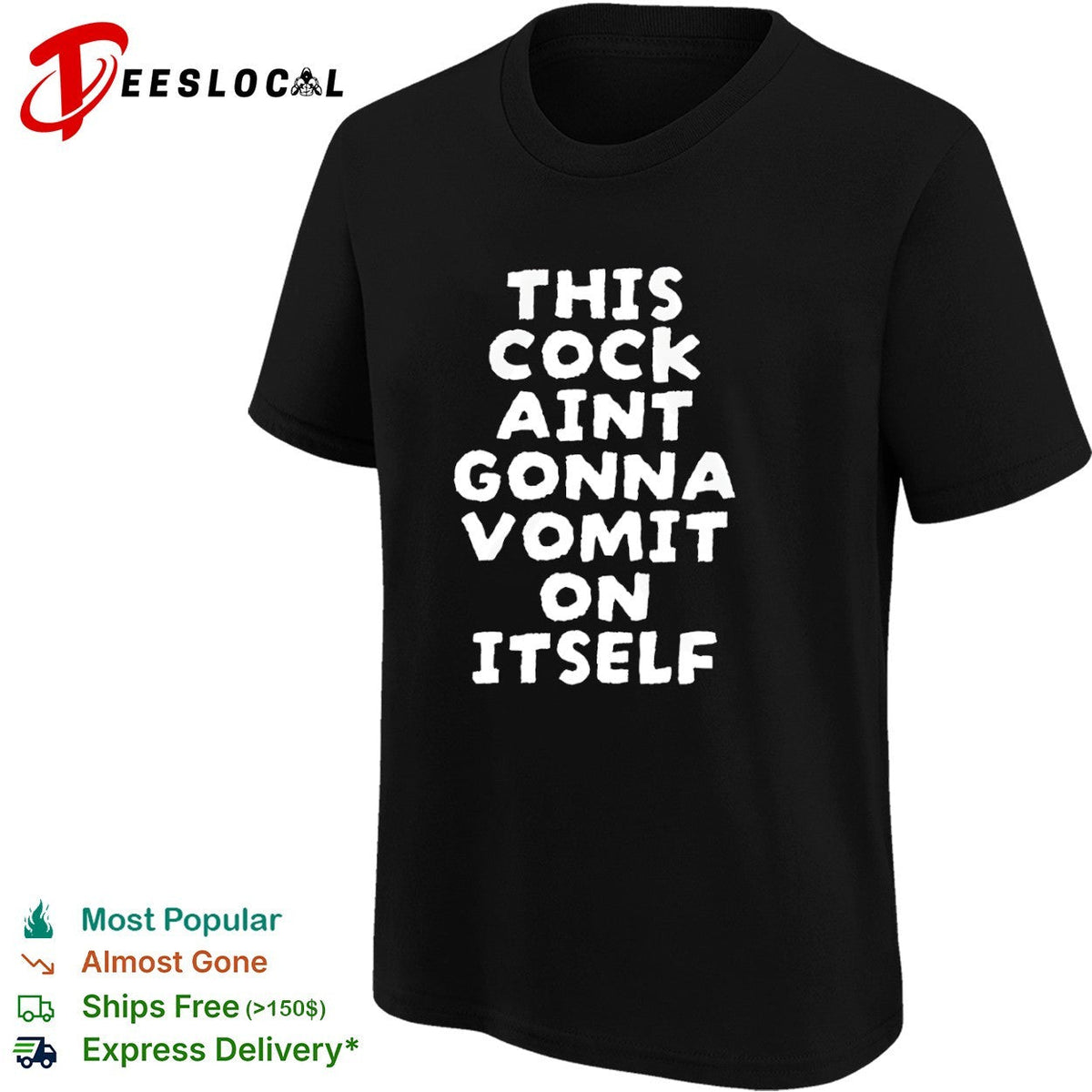 This cock aint gonna vomit on itself shirt Unisex