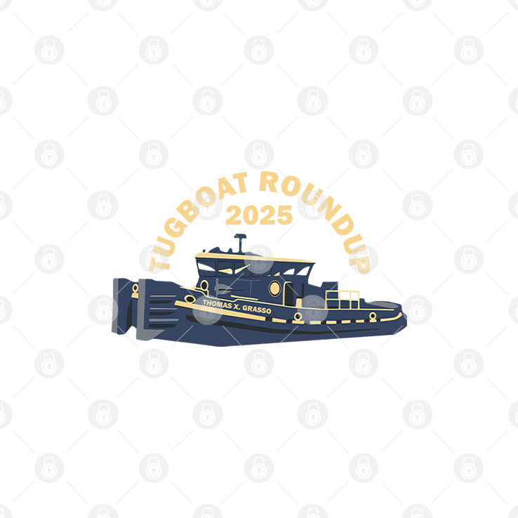 Thomas X Grasso Tugboat Roundup 2025 Waterford NY Shirt Unisex
