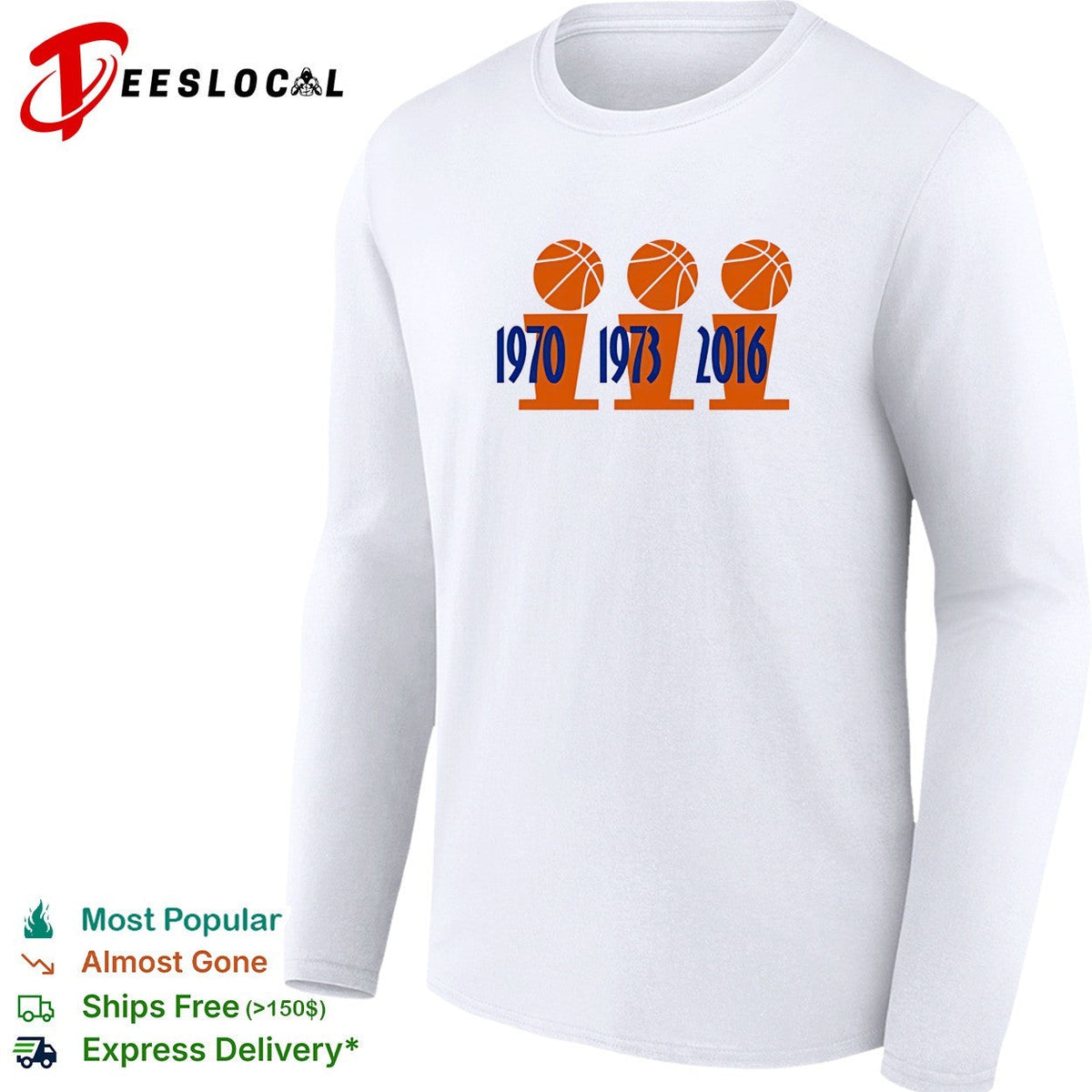 Three Championship Trophies 1970 1973 Finals 2026 shirt Unisex