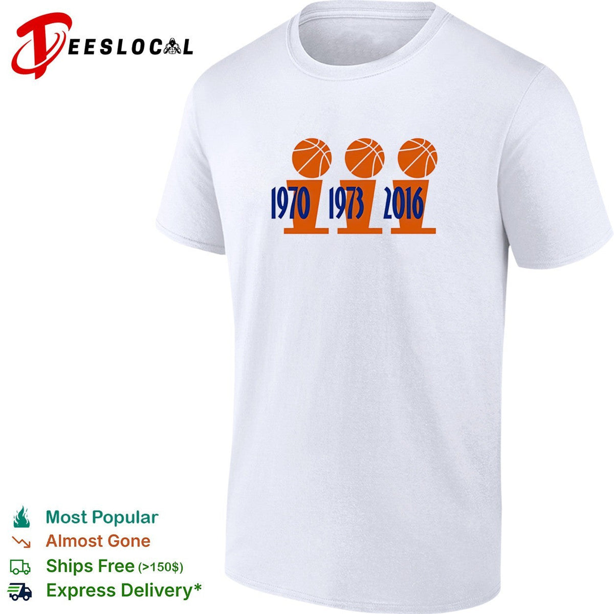 Three Championship Trophies 1970 1973 Finals 2026 shirt Unisex