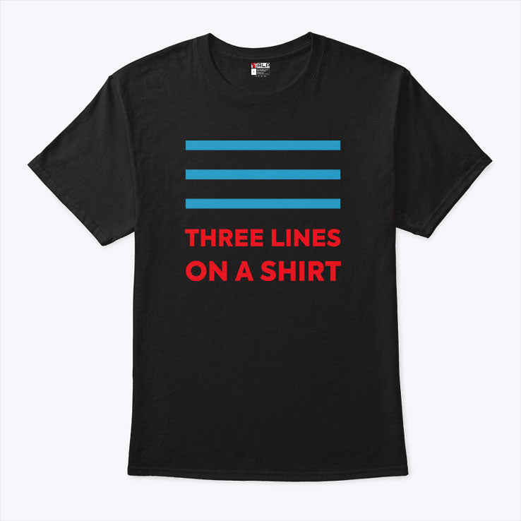 Three Lines On A Shirt England Europe T Shirt Unisex
