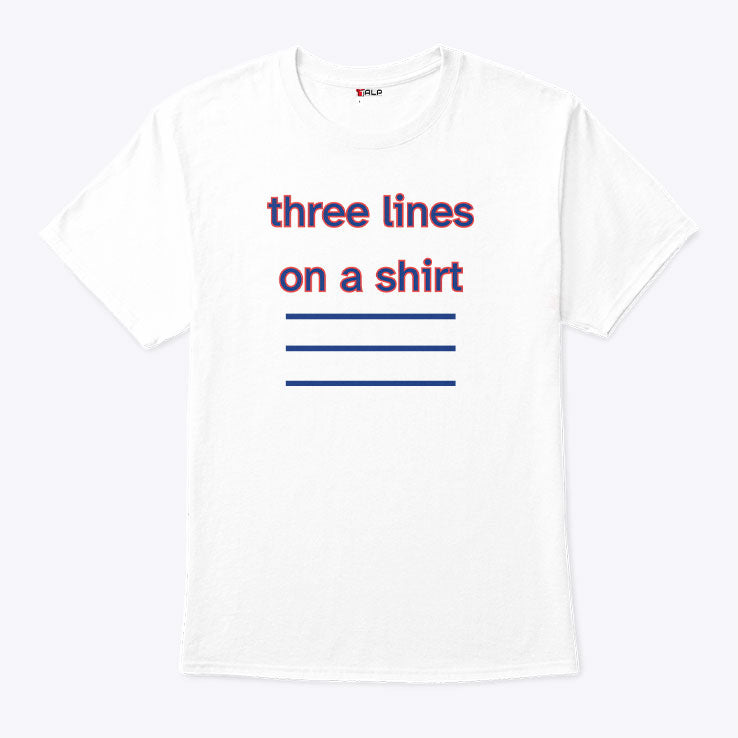 Three Lines On A Shirt England Football T Shirt Unisex
