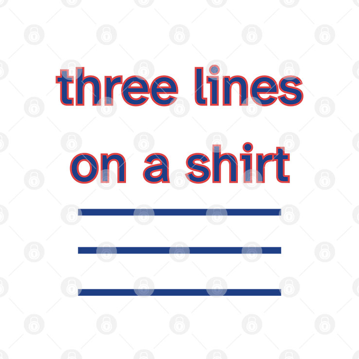 Three Lines On A Shirt England Football T Shirt Unisex