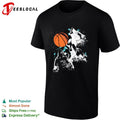 Three Wolves Howling at a Basketball NBA Minnesota Timberwolves shirt Unisex