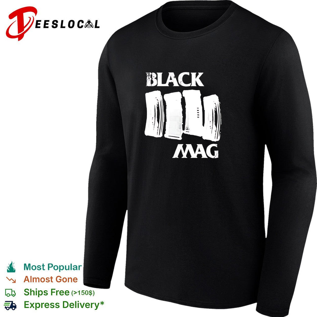 Three rifle magazines bold text gun rights statement shirt Unisex