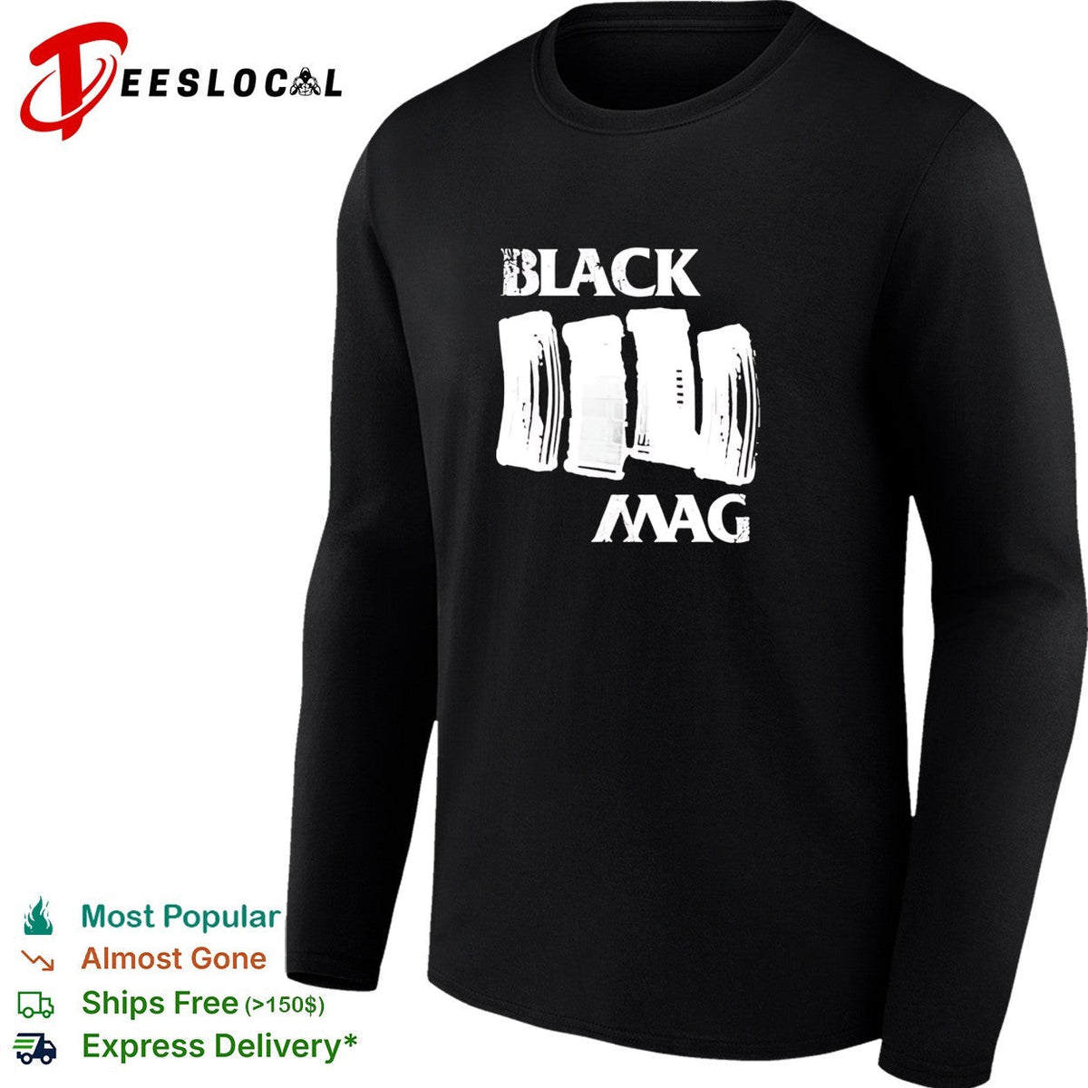 Three rifle magazines bold text gun rights statement shirt Unisex